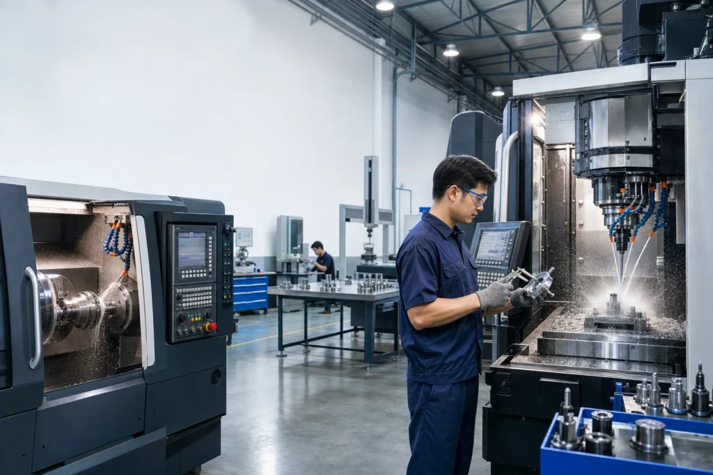 cnc machining vietnam precision factory floor